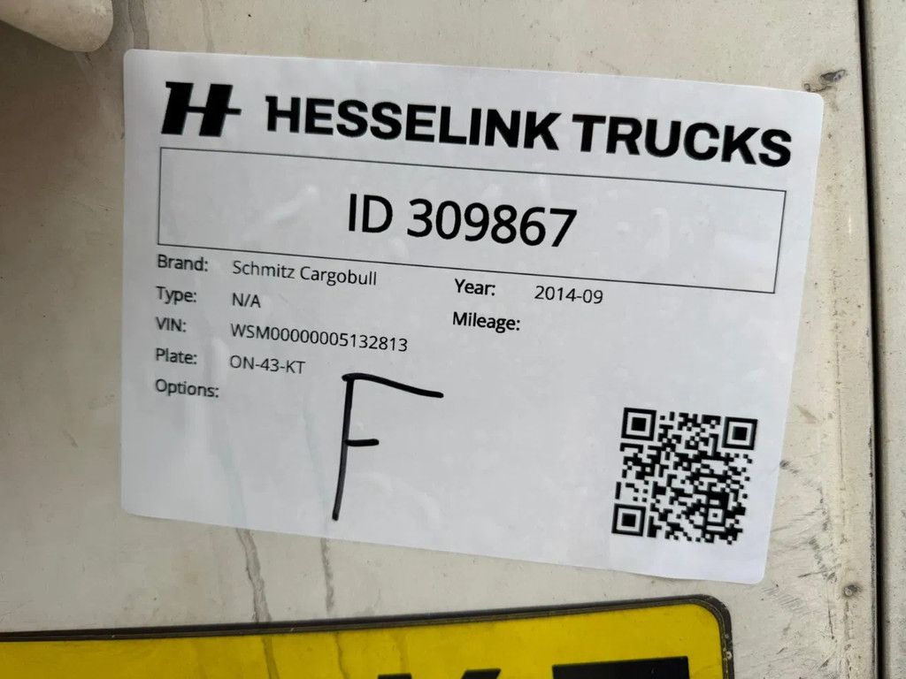 Schmitz Cargobull SKO 24 5x Meatrails Rohrbahnen Fleisch Carrier Vector 1950MT Let op!! vol met haken