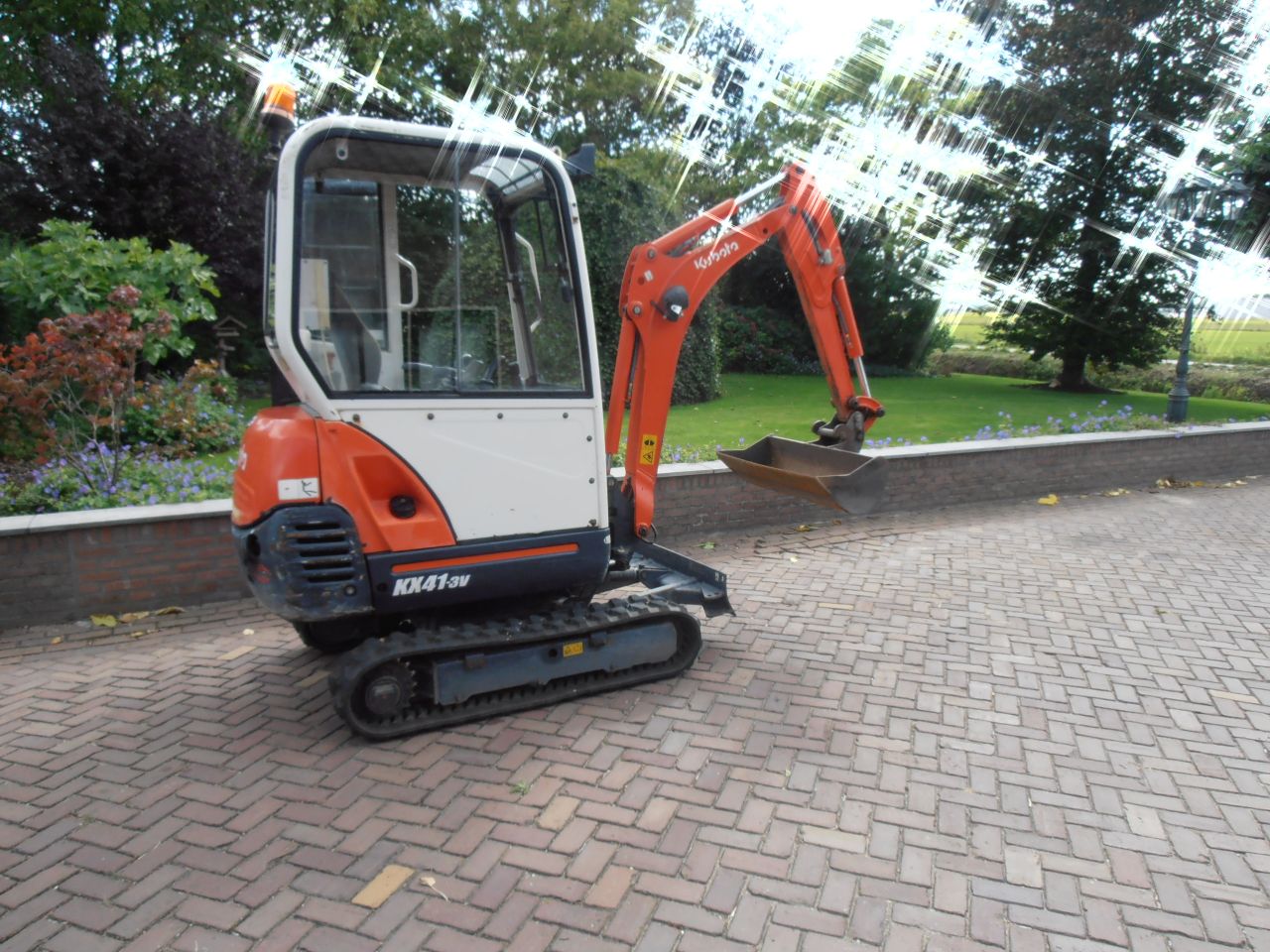 Minigraver Kubota 41-3V Bj;2011 met 1376 uren