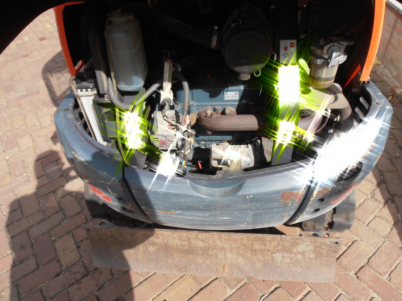 Minigraver Kubota 41-3V Bj;2011 met 1376 uren