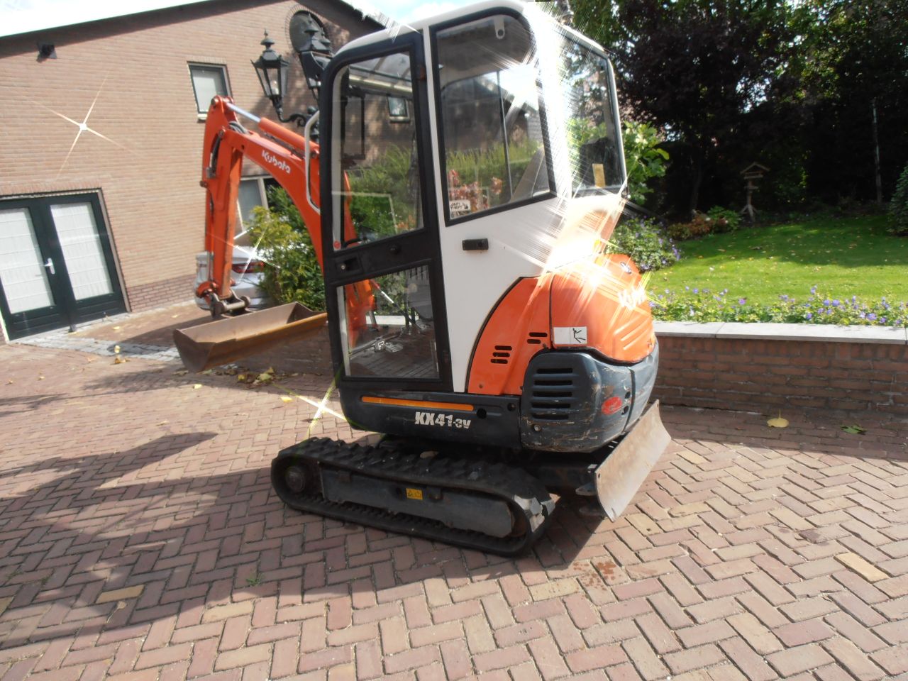 Minigraver Kubota 41-3V Bj;2011 met 1376 uren