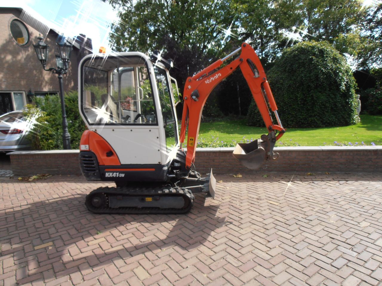 Minigraver Kubota 41-3V Bj;2011 met 1376 uren
