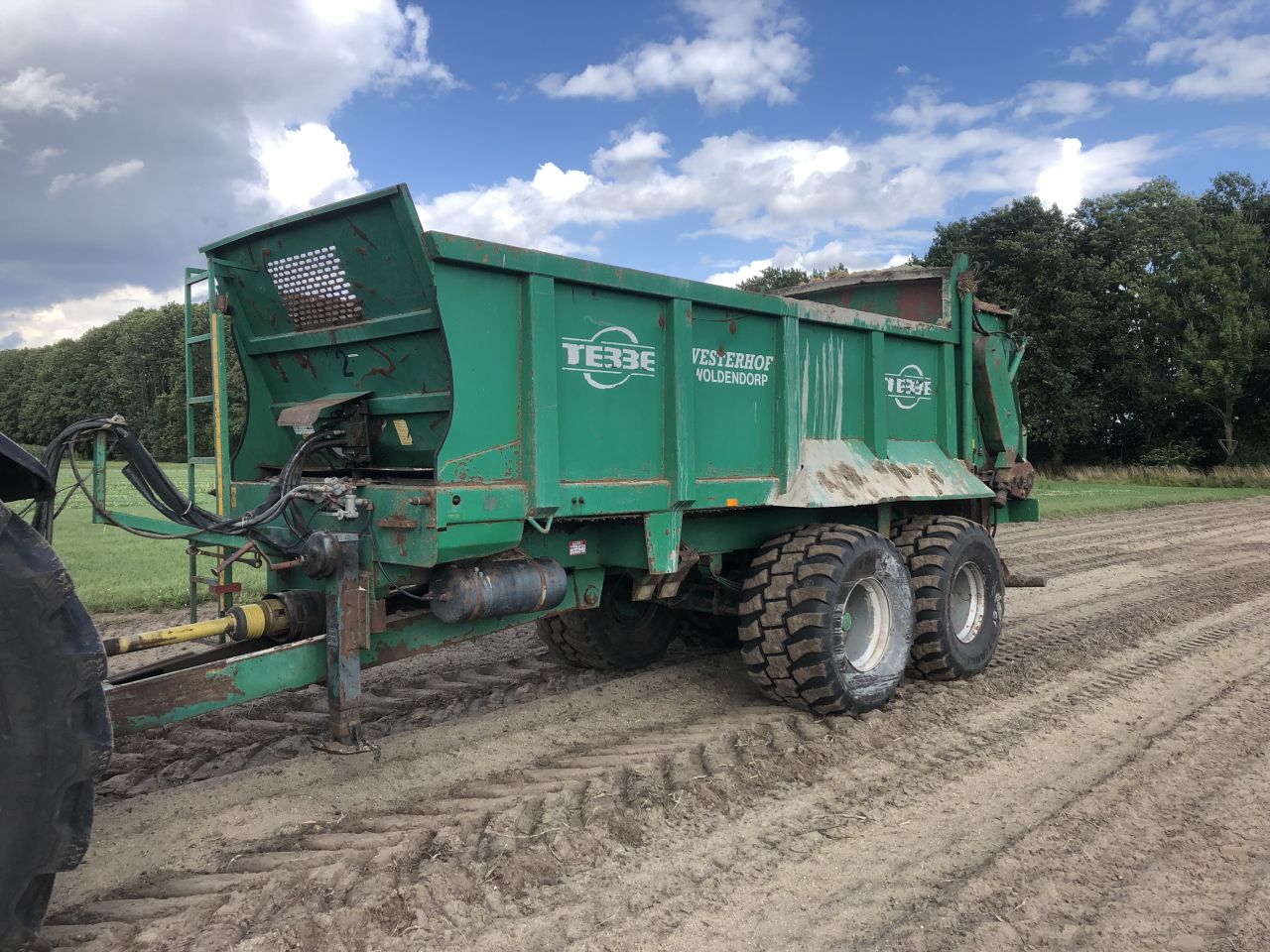 Tebbe DS140 meststrooier kalkstrooier