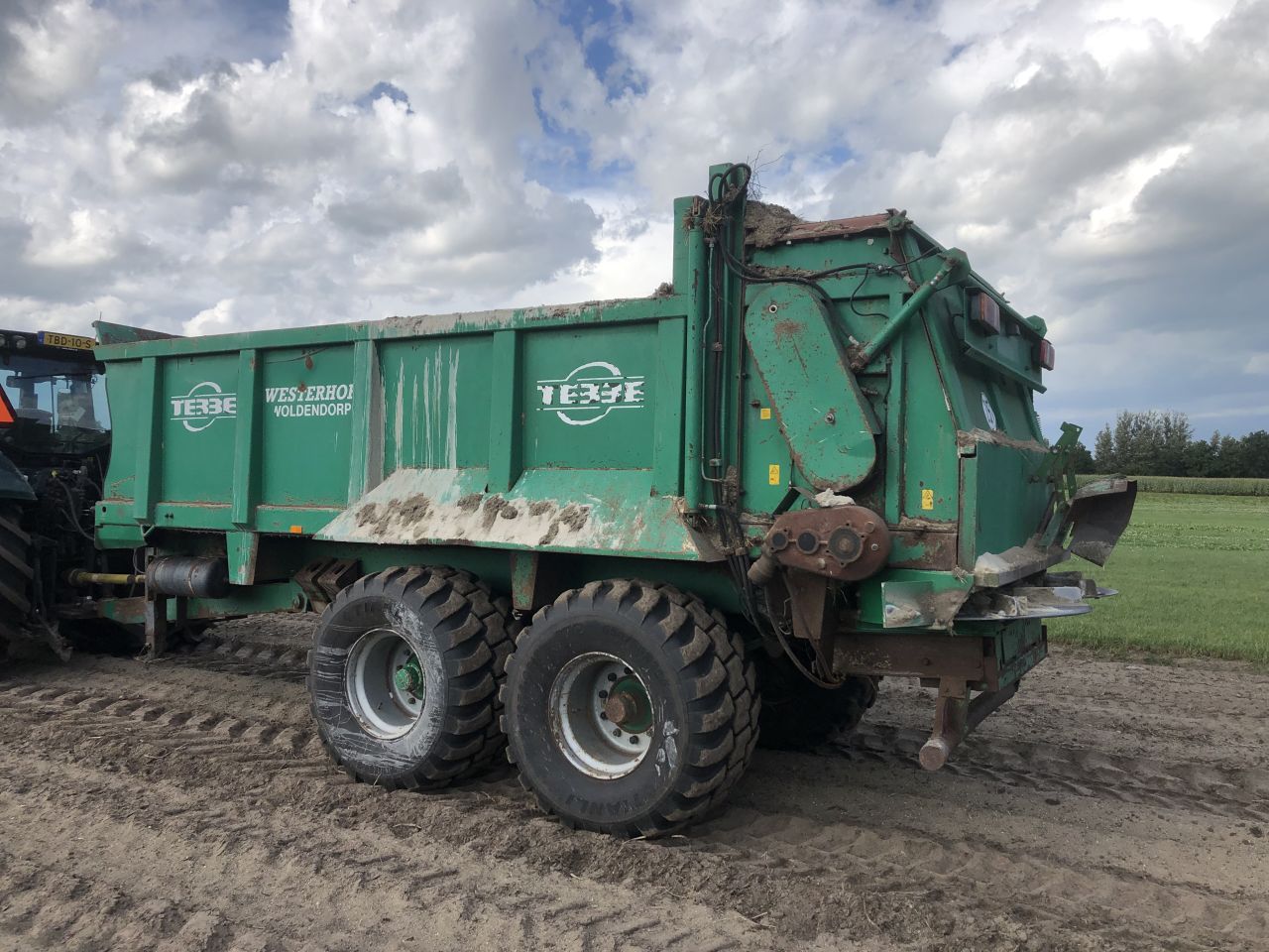 Tebbe DS140 meststrooier kalkstrooier