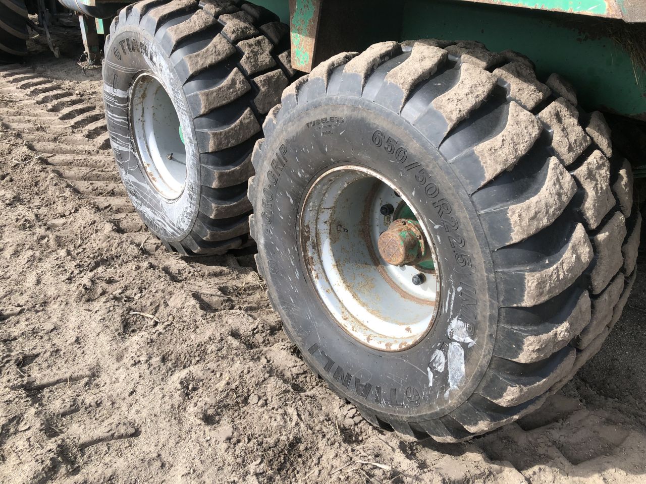 Tebbe DS140 meststrooier kalkstrooier