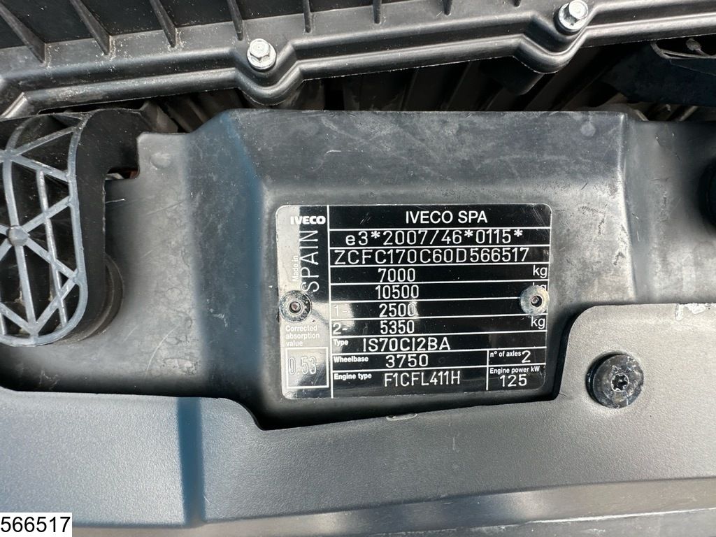 Iveco 70C17 Steel suspension, Airco, Automatic gearbox