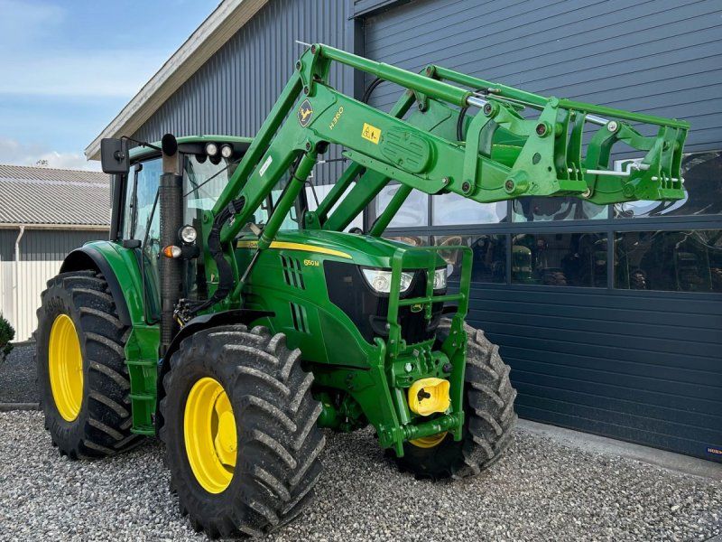 John Deere 6150M Front PTO og Frontlæsser