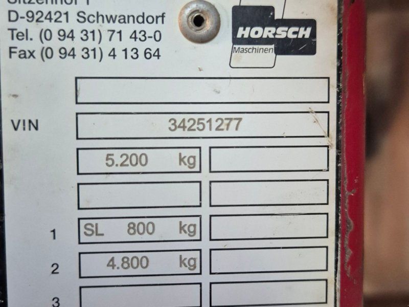 Horsch Terrano 8 FG