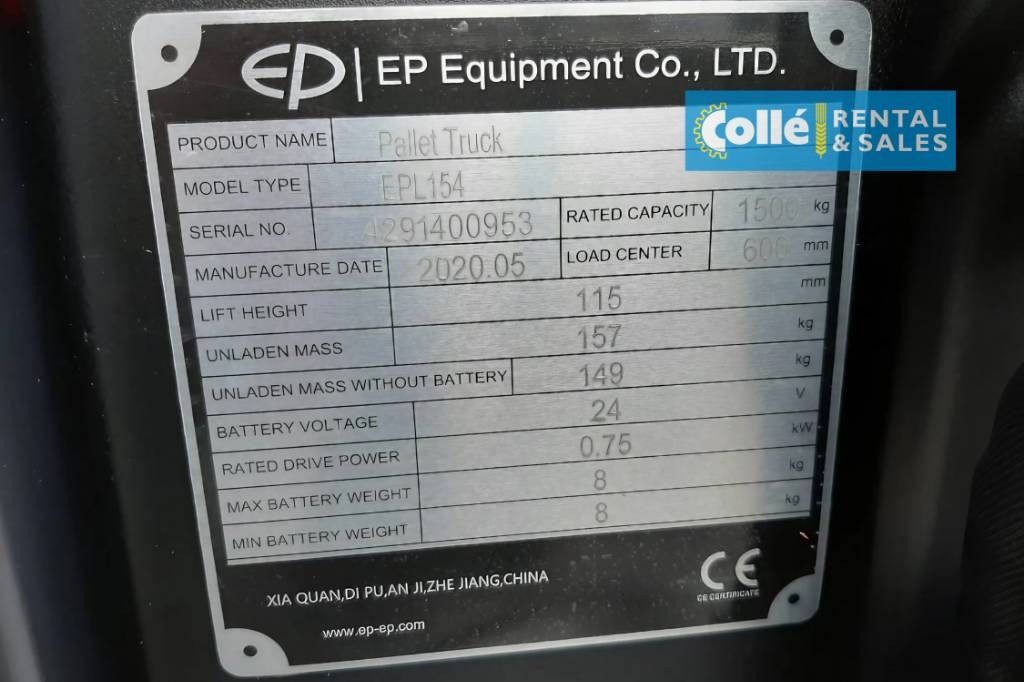 EP EPL 154 (1500 KG) | 2020