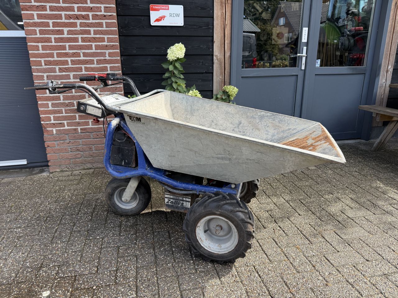Zally dumper jet elektrische kruiwagen