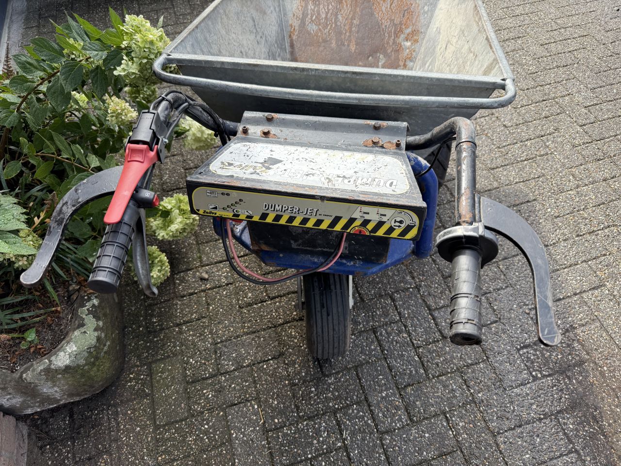 Zally dumper jet elektrische kruiwagen