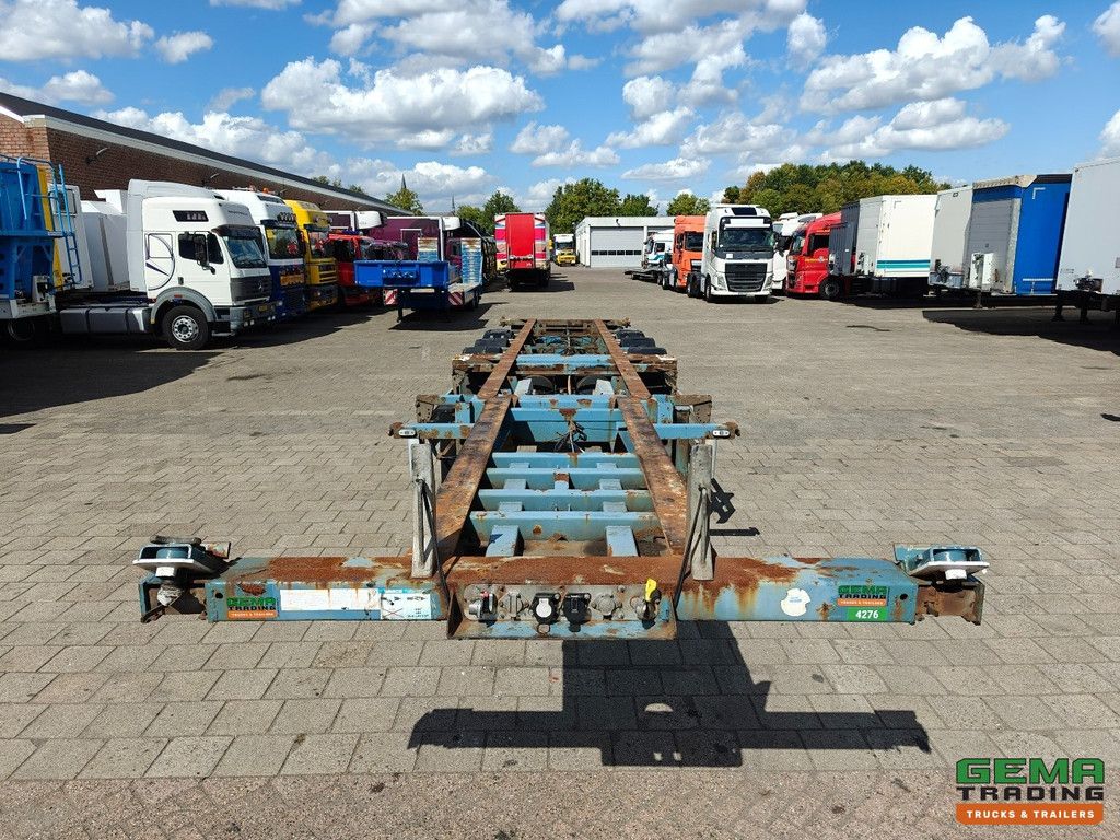 Pacton T3-007 3-Axle SAF - Drum Brakes - Lift Axle - Fixed - All Connections - 4700KG