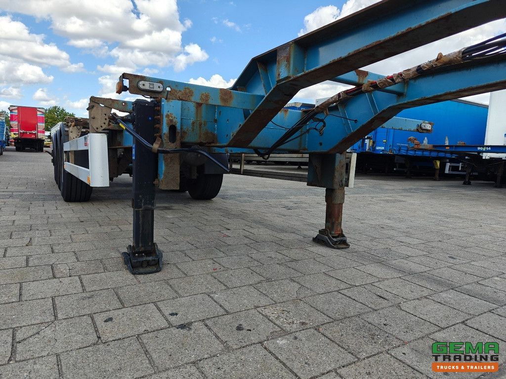 Pacton T3-007 3-Axle SAF - Drum Brakes - Lift Axle - Fixed - All Connections - 4700KG