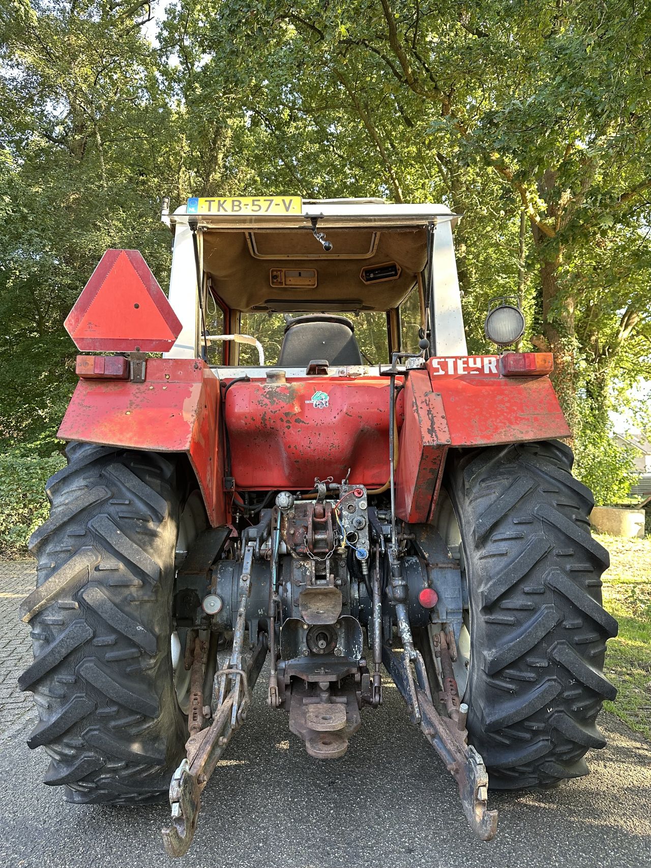 Steyr 8080 Turbo met als nieuwe Frontlader