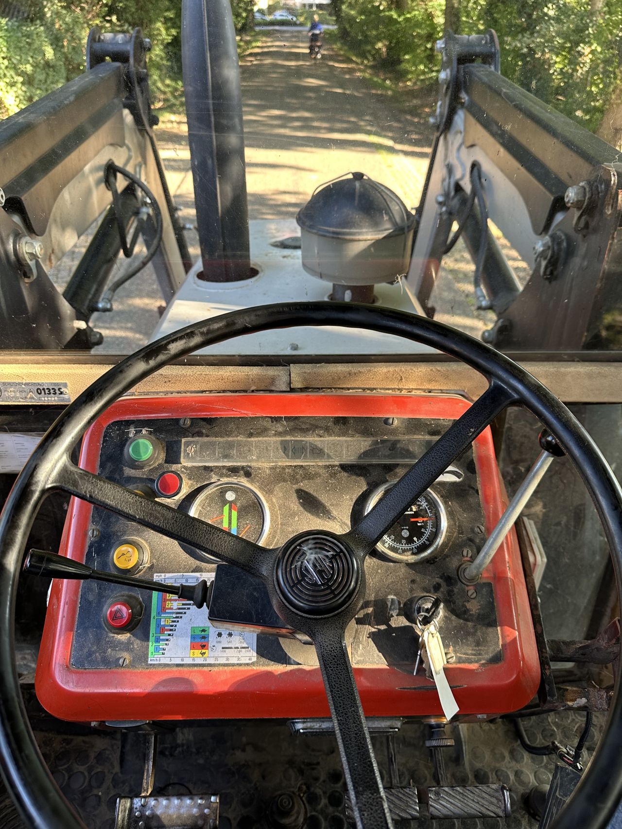 Steyr 8080 Turbo met als nieuwe Frontlader
