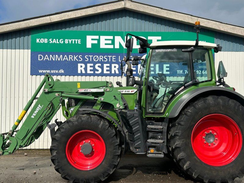 Fendt 516 Vario S4 Profi Plus Med Frontlæsser 4x75