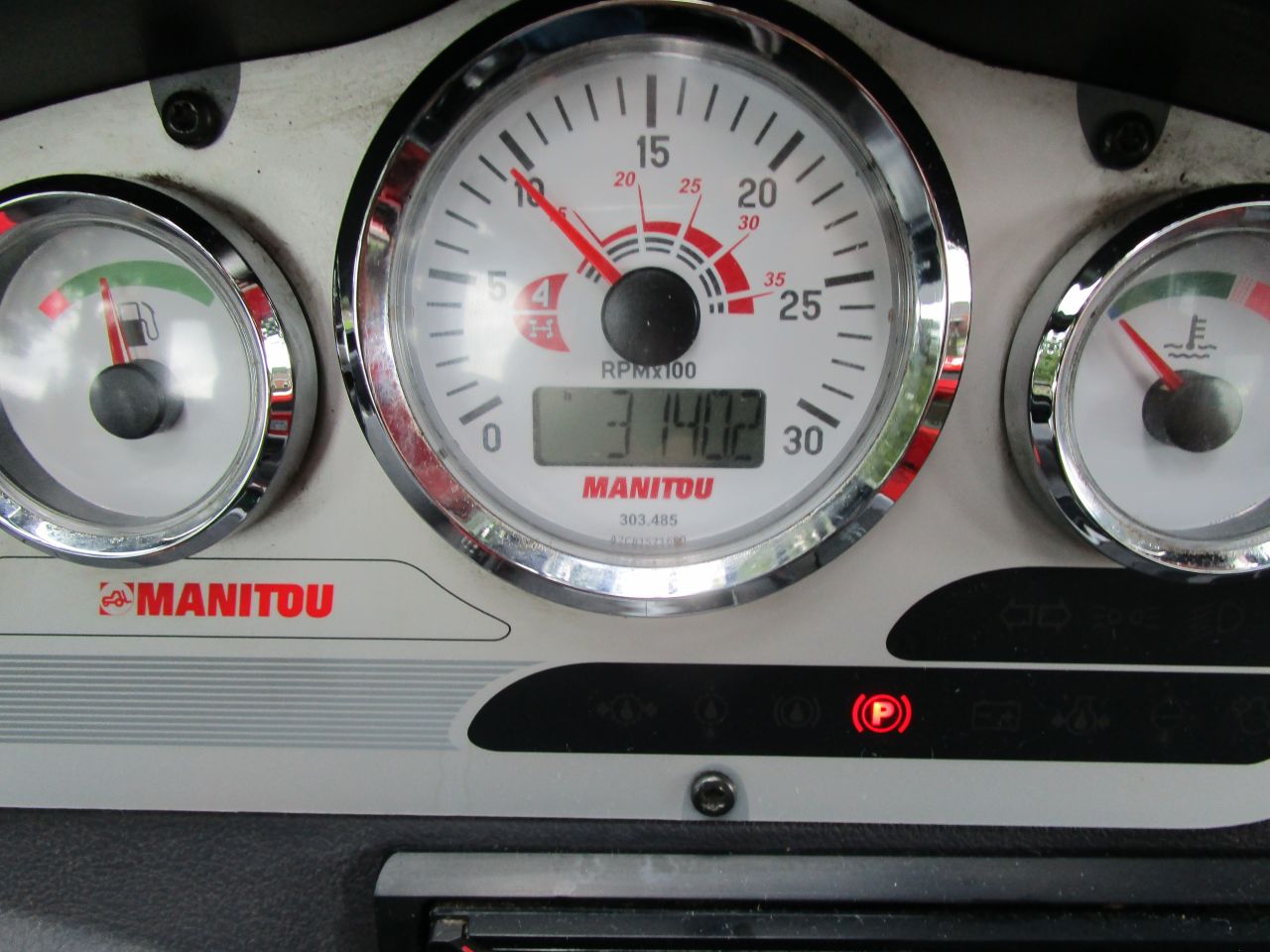 Manitou mlt 634 3100 uur mercedes motor
