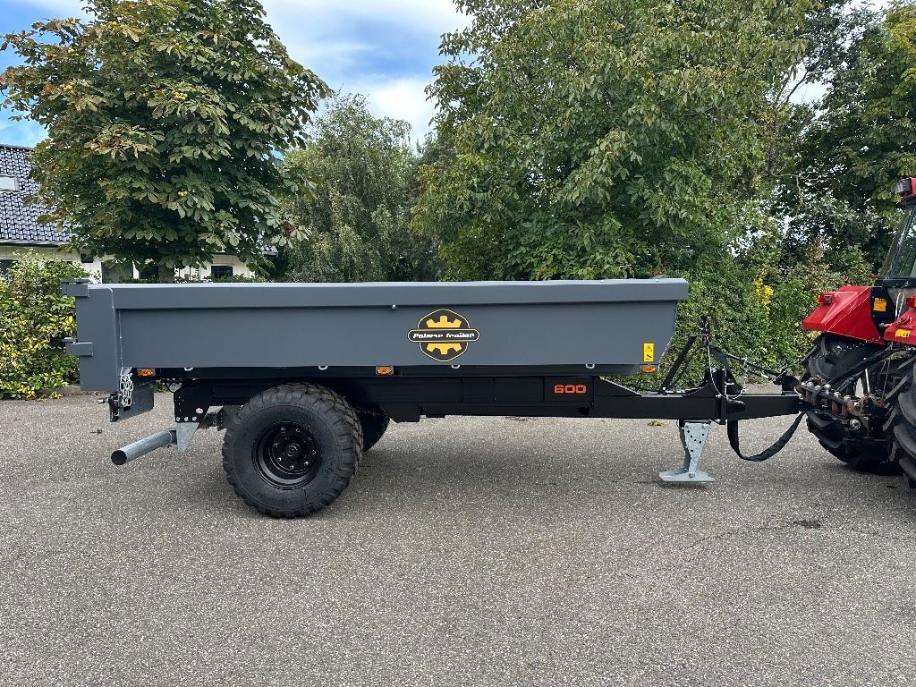 Palmse Trailer PT600E-1A bakkenwagen kipper dumper mobiele kraan