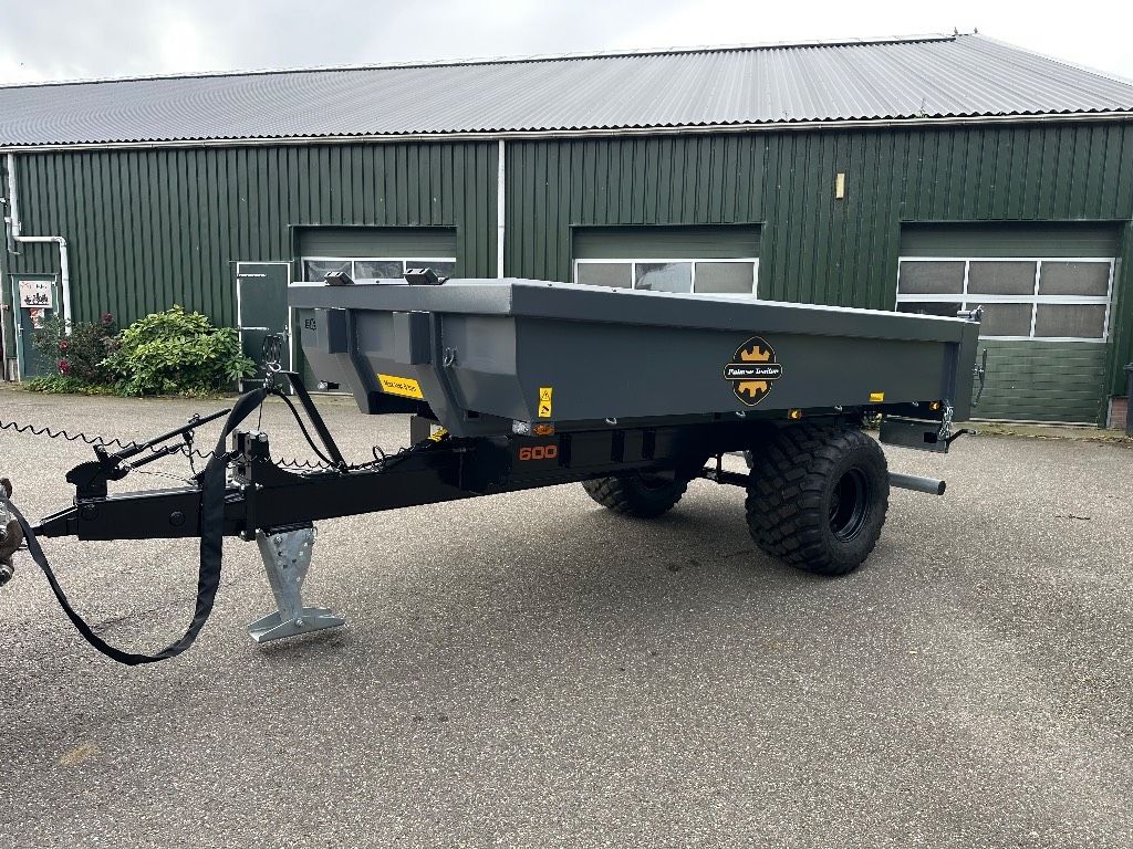 Palmse Trailer PT600E-1A bakkenwagen kipper dumper mobiele kraan