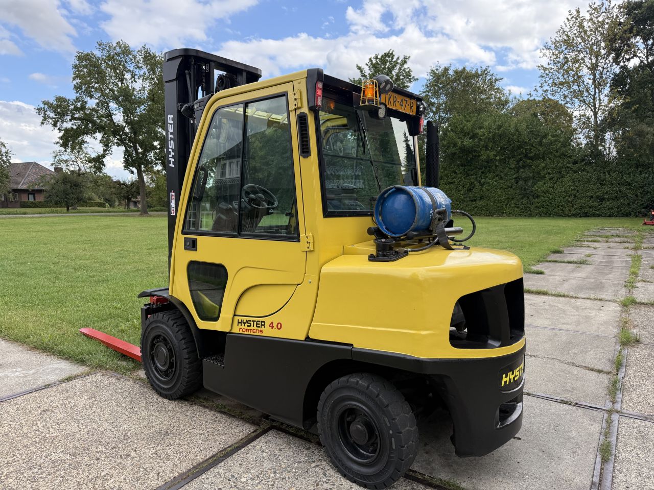 Hyster 4000KG LPG heftruck cabine 4 ventielen 7400uur BJ2012