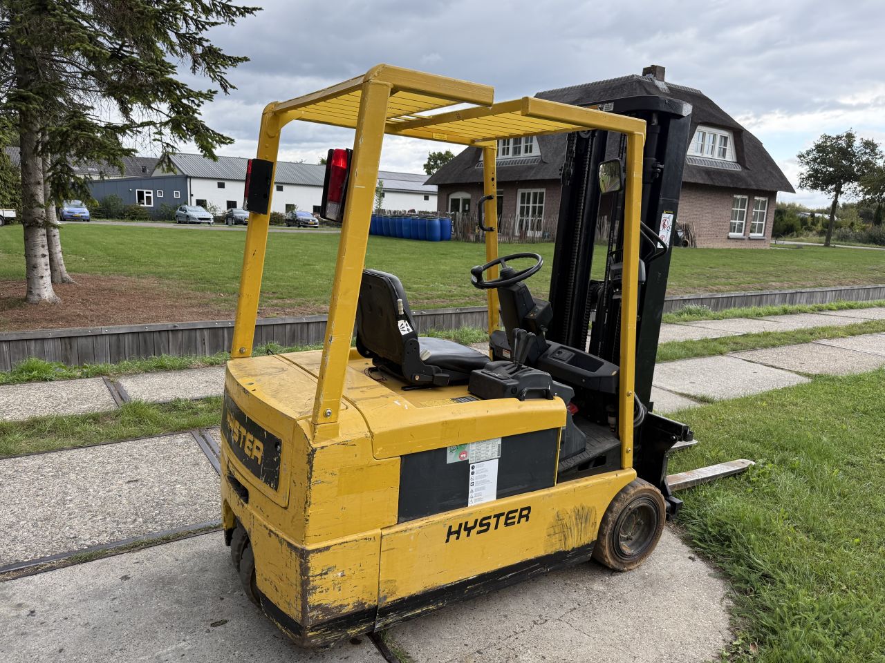 Hyster 2000KG elektrisch 3-delig Freelift Sideshift 48V