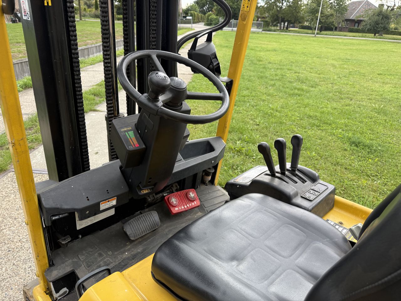 Hyster 2000KG elektrisch 3-delig Freelift Sideshift 48V
