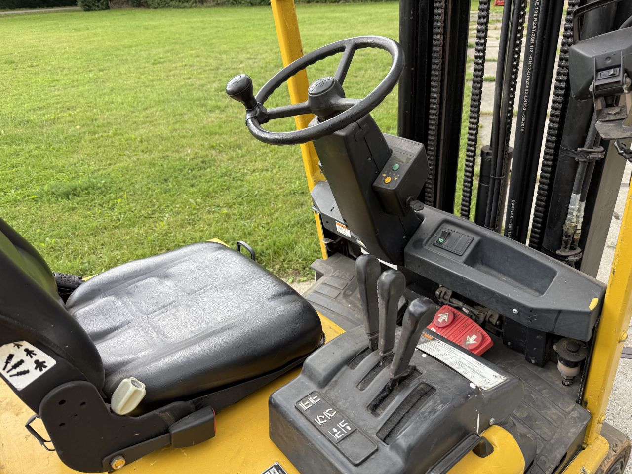 Hyster 2000KG elektrisch 3-delig Freelift Sideshift 48V