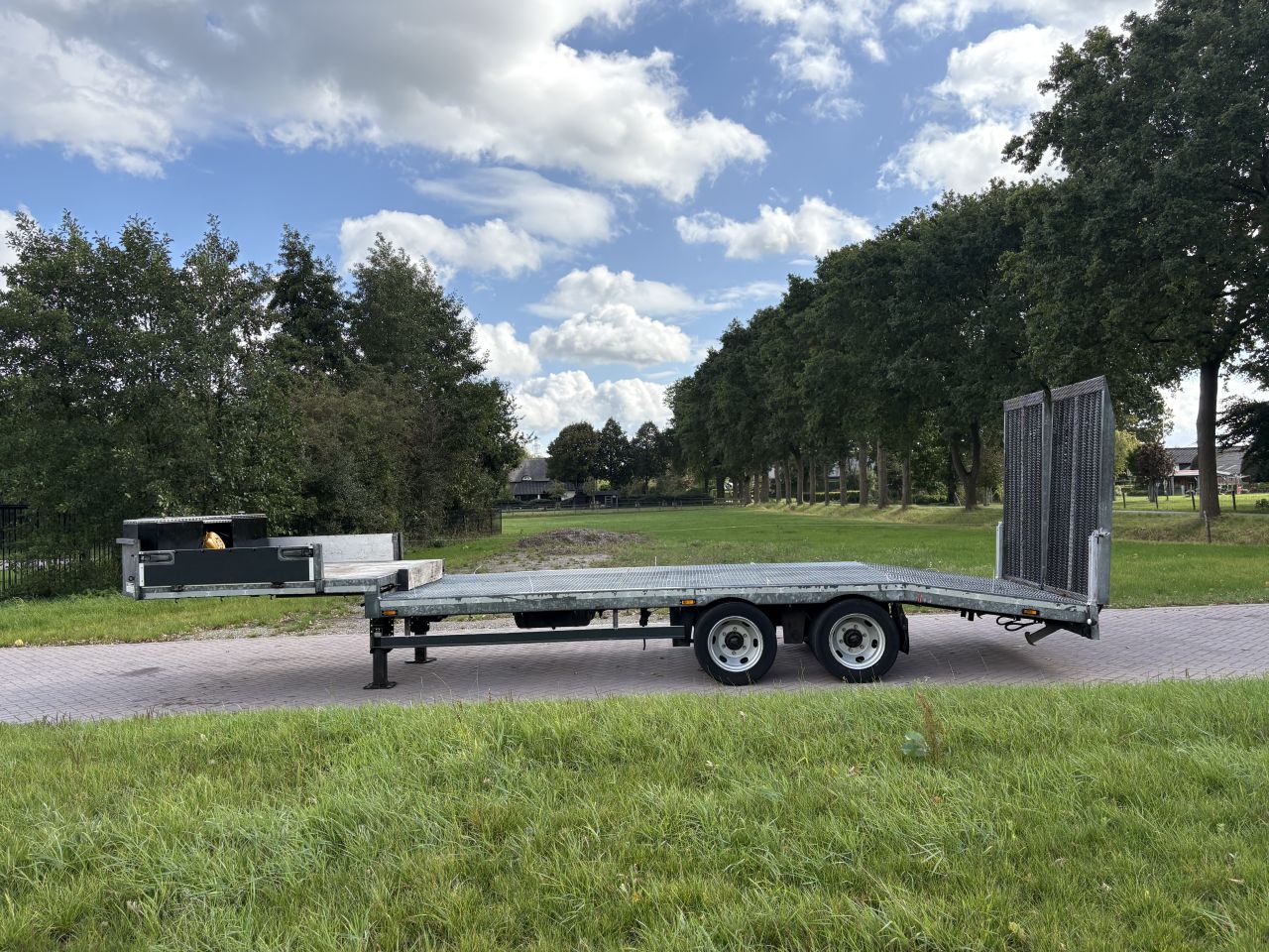 15 Ton CE Oplegger semi dieplader KUIPER