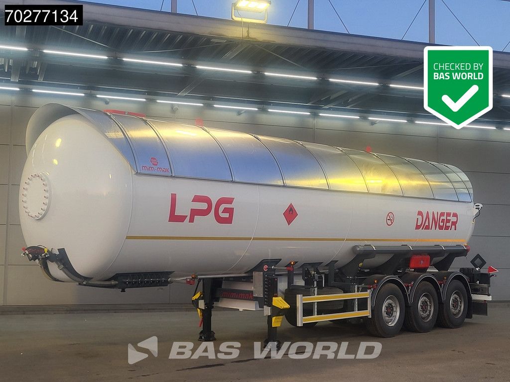 MIM-MAK LPG TRANSPORT TANK 3 Achsen NEW 48m3 Liftachse Gas ADR