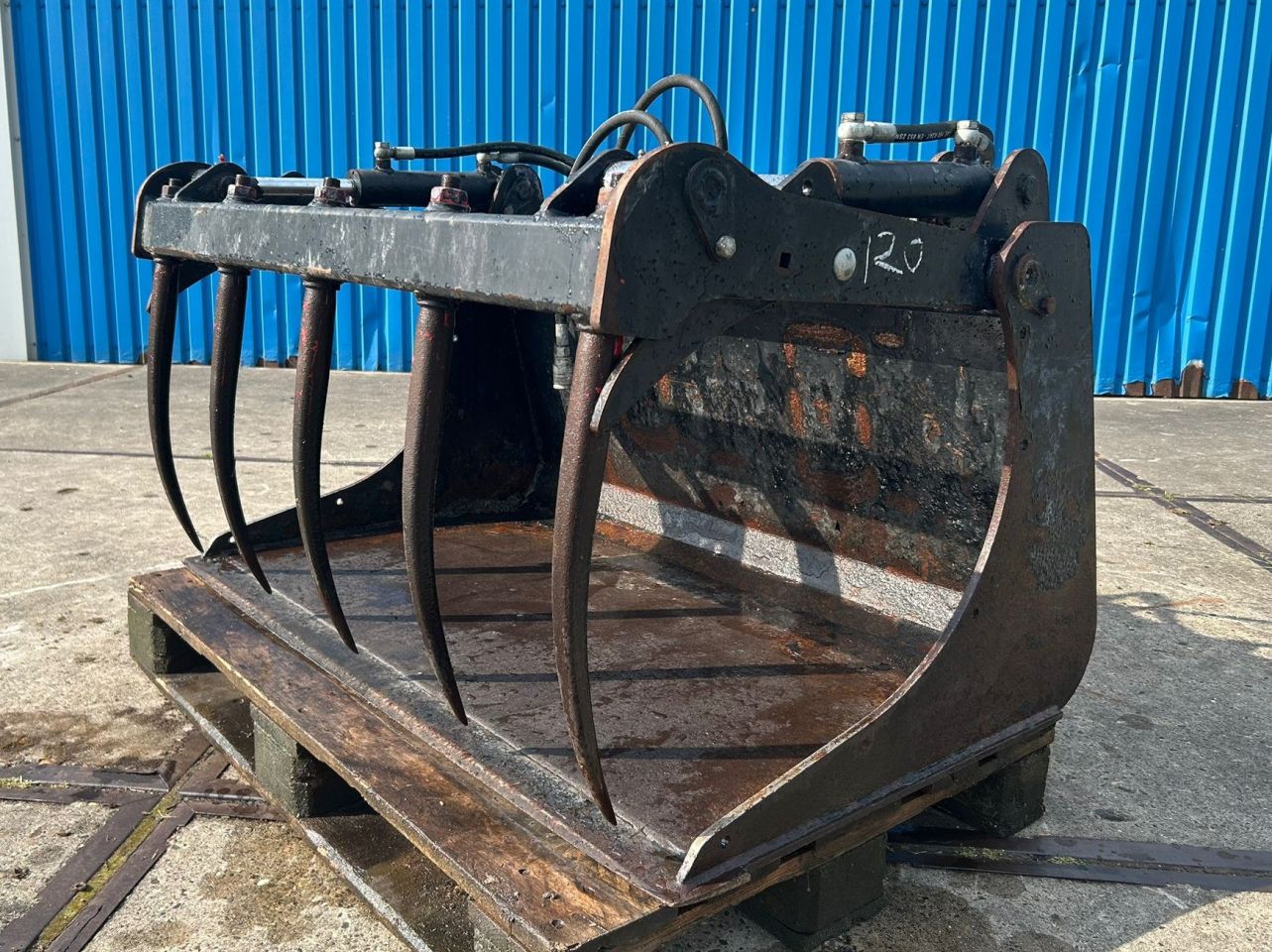 Pelikaanbak 1200 mm Schaffer-JCB aansluiting