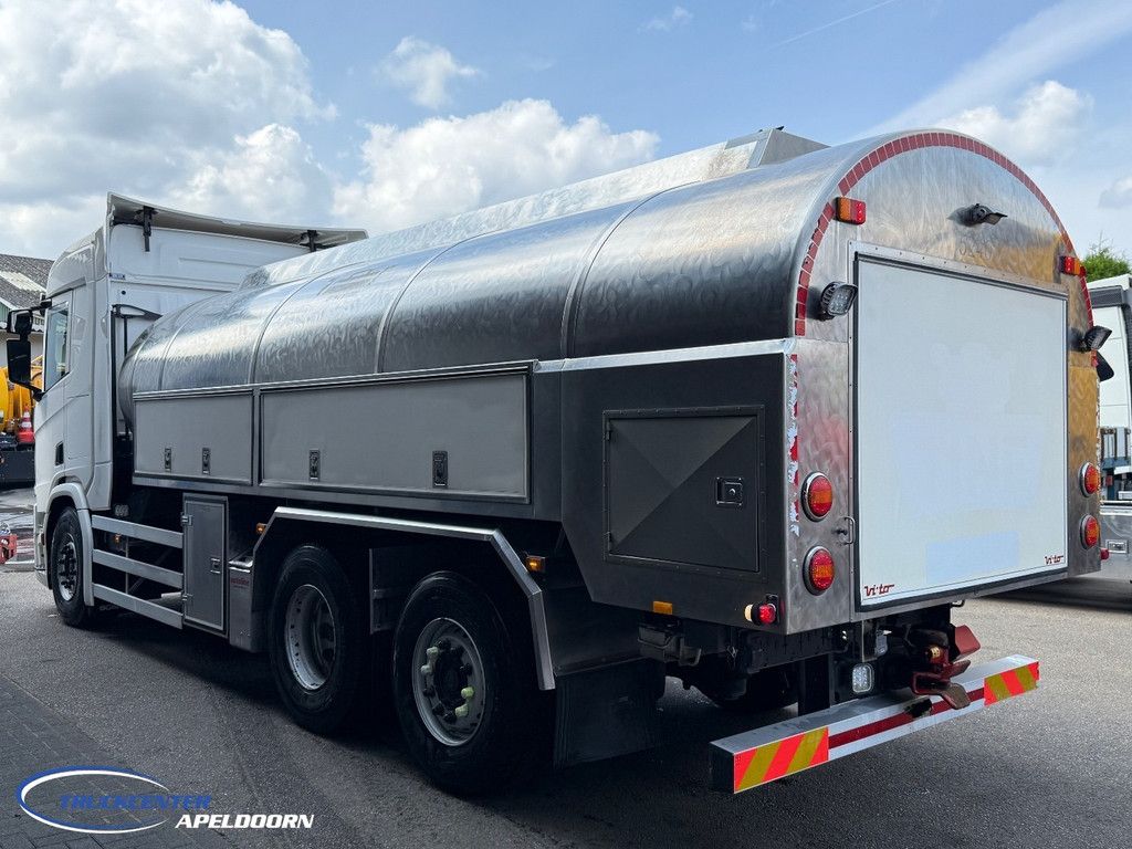 Scania R500 NGS 15.000 Liter, Retarder, Lenkachse, Edelstahltank - Milch - Wasser TC11116