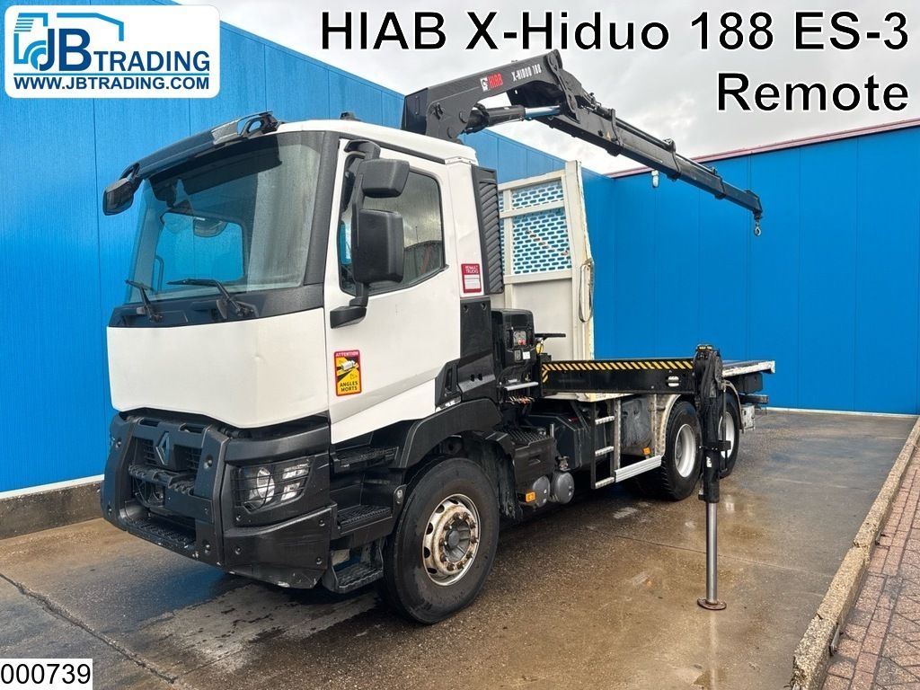 Renault C 430 6x4, EURO 6, HIAB, Remote, Retarder