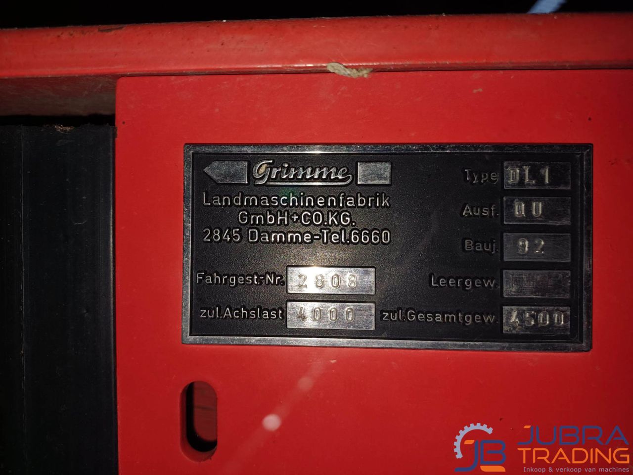 Grimme DL1500 | Aardappelrooier | 1992 | Goed werkend