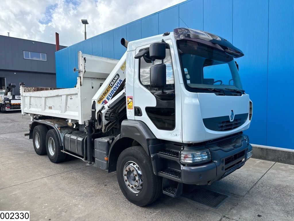 Renault Kerax 370 Dxi 6x4, EURO 5, Palfinger, Steel suspension