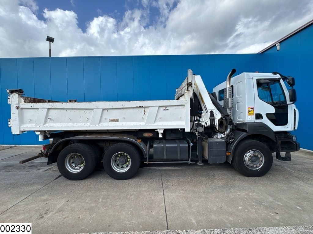 Renault Kerax 370 Dxi 6x4, EURO 5, Palfinger, Steel suspension