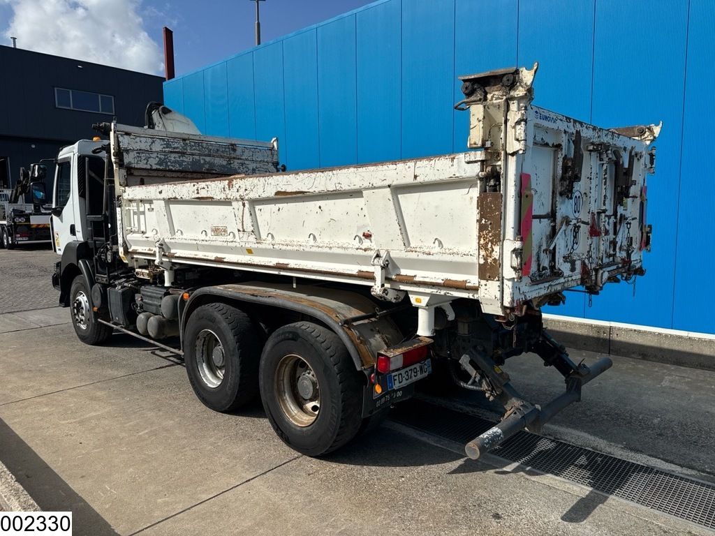Renault Kerax 370 Dxi 6x4, EURO 5, Palfinger, Steel suspension