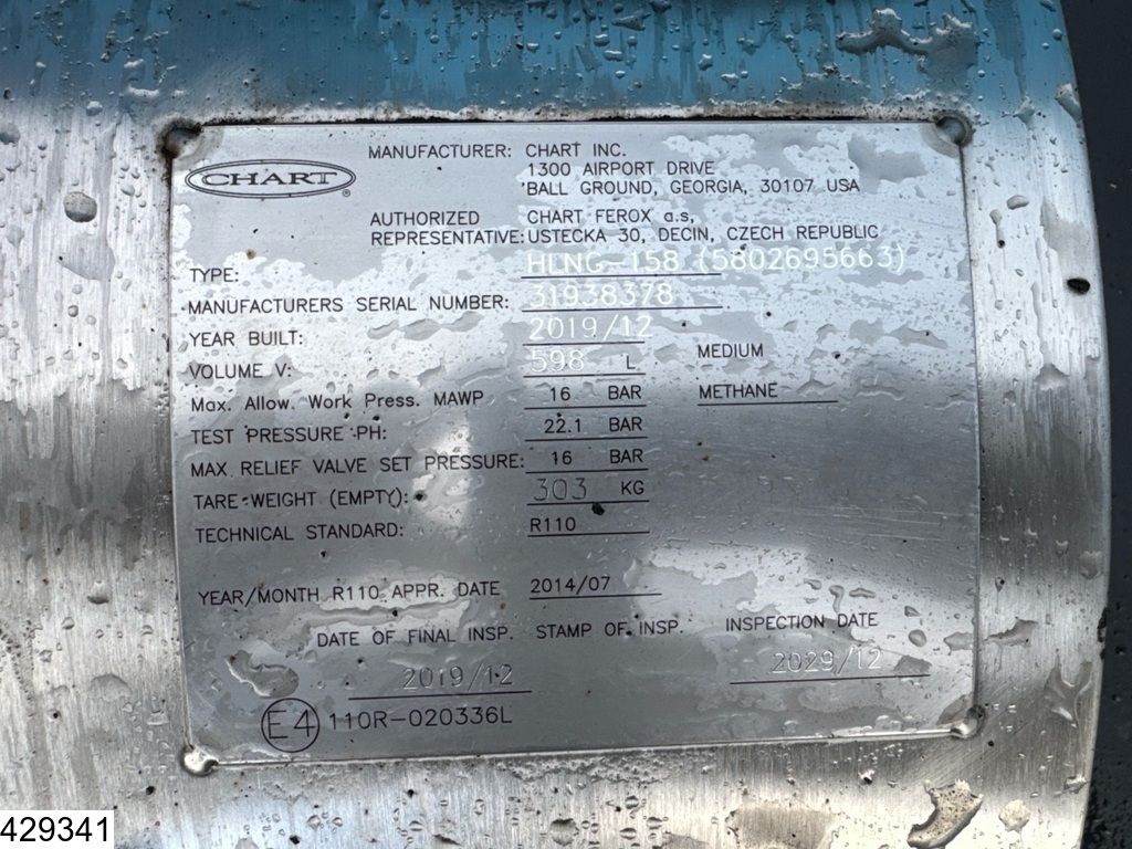 Iveco S way 460 LNG, EURO 6, Retarder