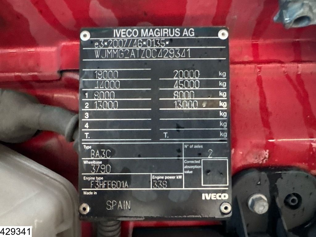 Iveco S way 460 LNG, EURO 6, Retarder