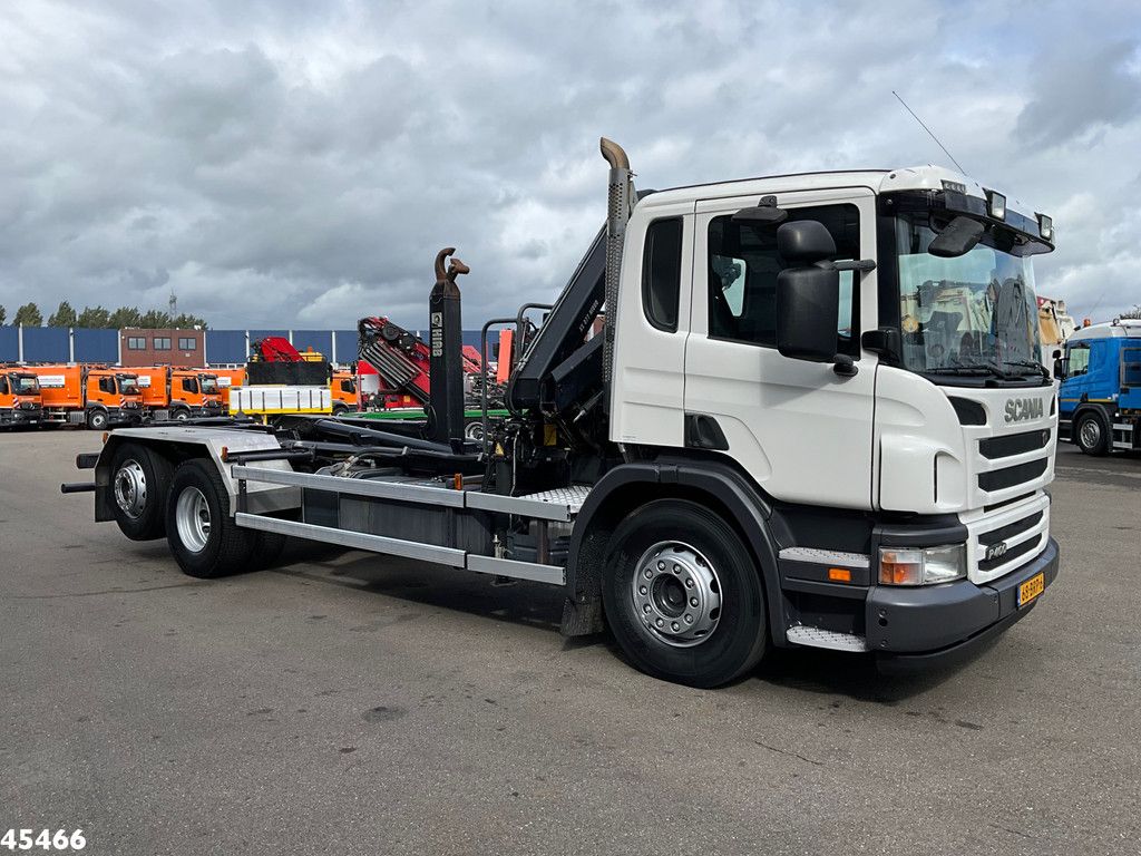 Scania P 400 Retarder Hiab 8 Tonmeter laadkraan