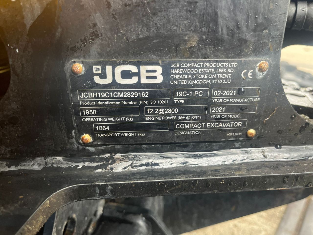 JCB 19C-1 PP Minikraan