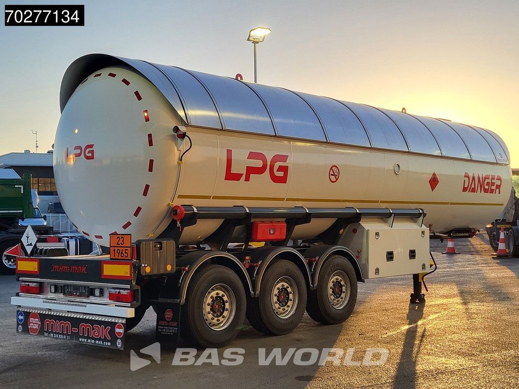 MIM-MAK LPG TRANSPORT TANK 3 Achsen NEW 48m3 Liftachse Gas ADR
