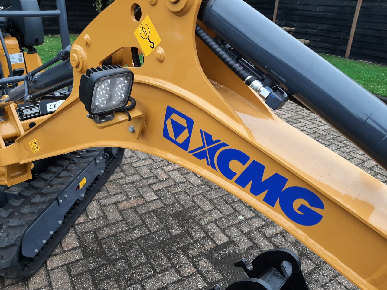 XCMG XE18E minikraan graafmachine - compleet met bakken en snelw