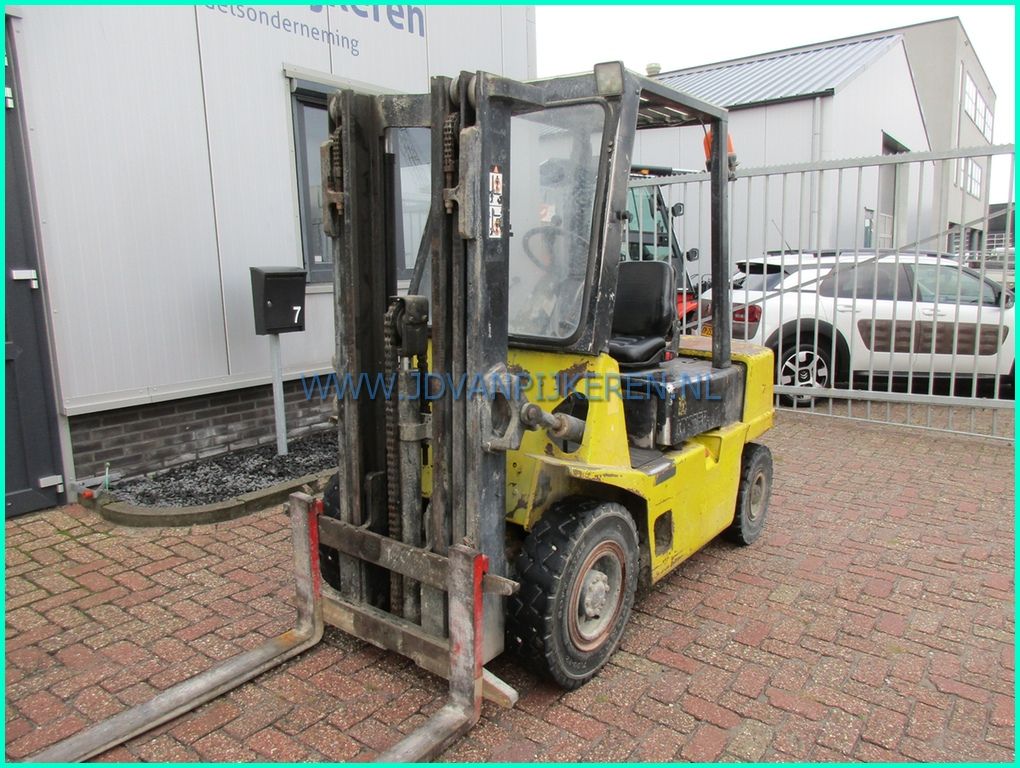 Hyster H2.50XL Isuzu diesel triplex+3xhydrauliek 2.1m high