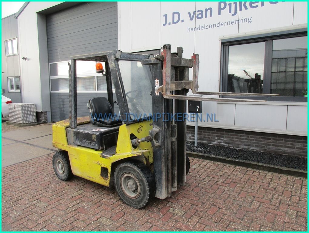 Hyster H2.50XL Isuzu diesel triplex+3xhydrauliek 2.1m high