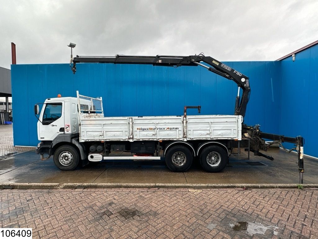 Renault Kerax 370 6x4, Manual, Fassi, Remote, Steelsuspension
