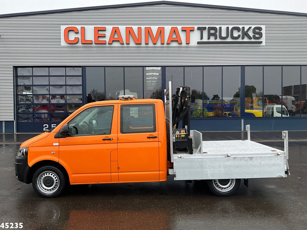 Volkswagen Transporter 2.0 TDI DC Hiab 1,3 Tonmeter laadkraan Just 194.250 km!