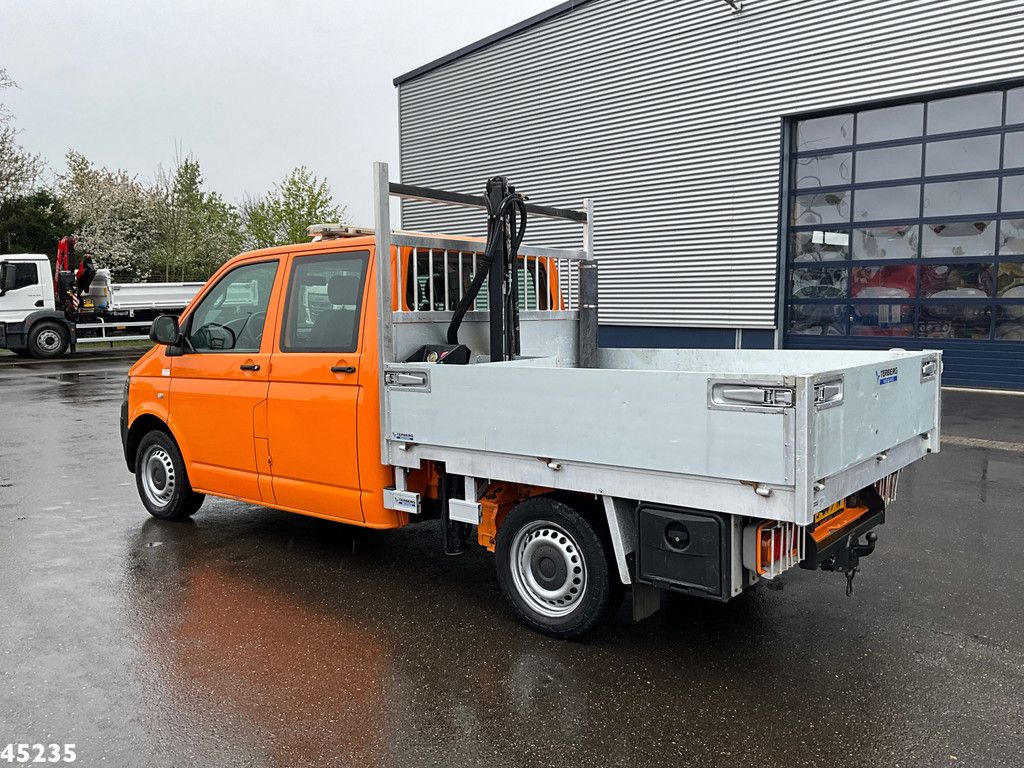 Volkswagen Transporter 2.0 TDI DC Hiab 1,3 Tonmeter laadkraan Just 194.250 km!