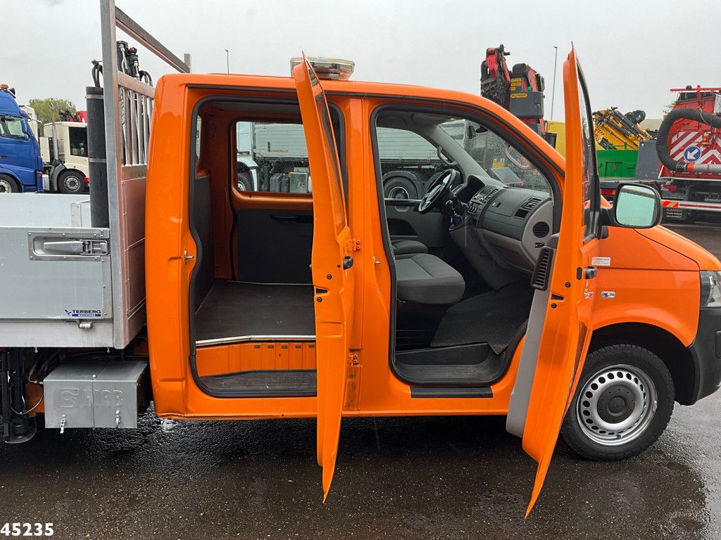 Volkswagen Transporter 2.0 TDI DC Hiab 1,3 Tonmeter laadkraan Just 194.250 km!