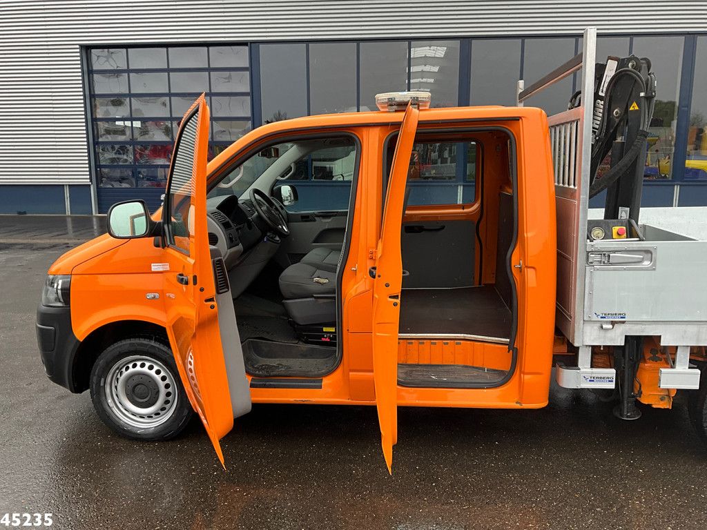 Volkswagen Transporter 2.0 TDI DC Hiab 1,3 Tonmeter laadkraan Just 194.250 km!