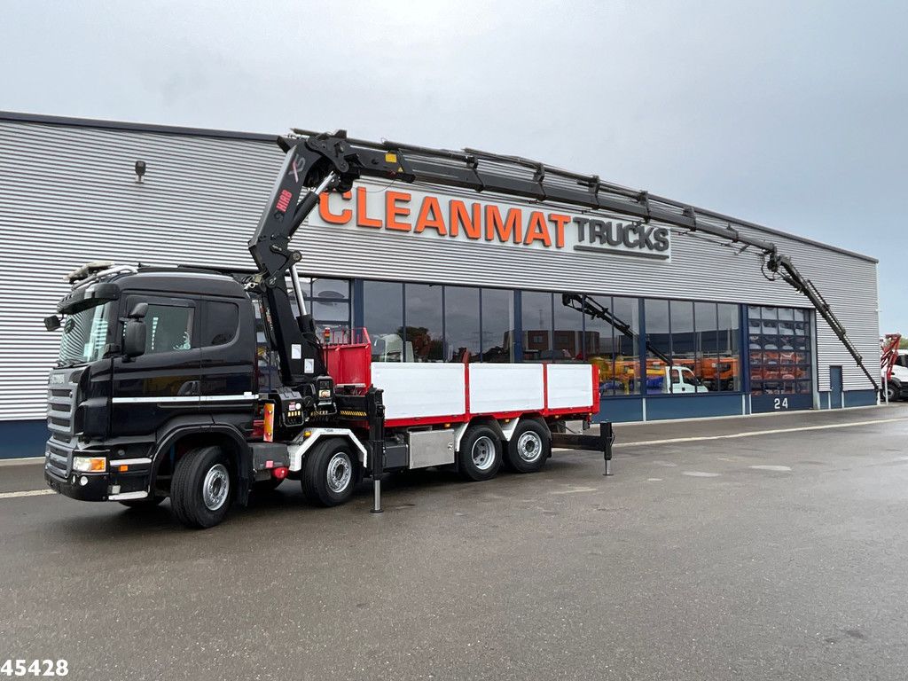Scania R 480 8x2 Retarder Hiab 47 Tonmeter laadkraan + Fly-Jib! Just 242.931 km!