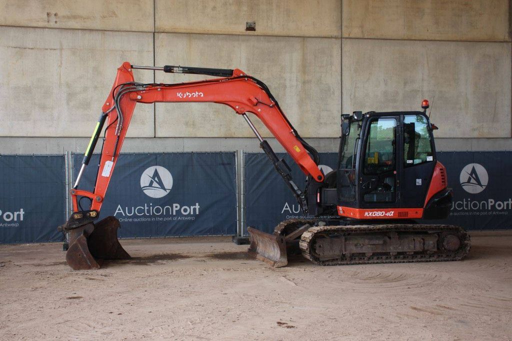 Raupenbagger Kubota KX080-4a Diesel 2016